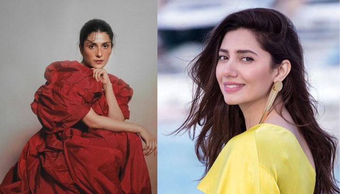 Mahira Khan gushes over Ayeza Khan's red hot look