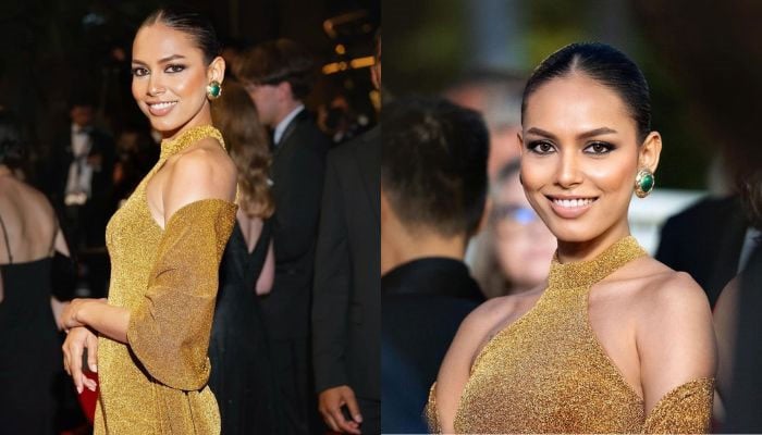 Miss Universe Pakistan Erica Robin turns heads at the Cannes film festival 