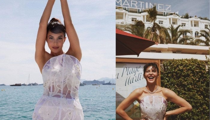 Cannes 2024: Jacqueline Fernandez looks like 'a wow' in a white sultry outfit 