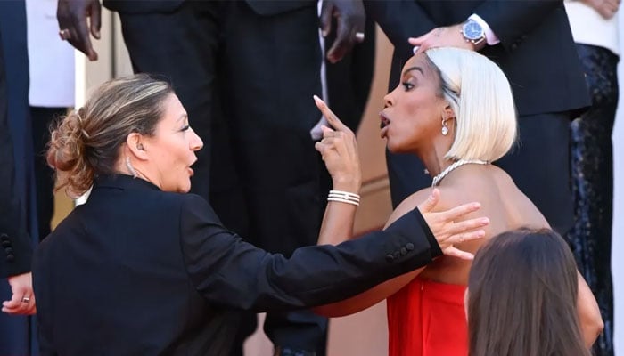 Kelly Rowland gets into heated drama with security guard at Cannes Film Festival
