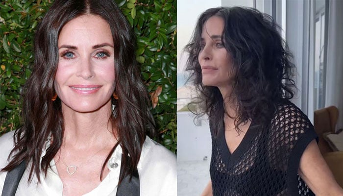 Courteney Cox pokes fun at her hair with 'Friends' Monica Geller's quote