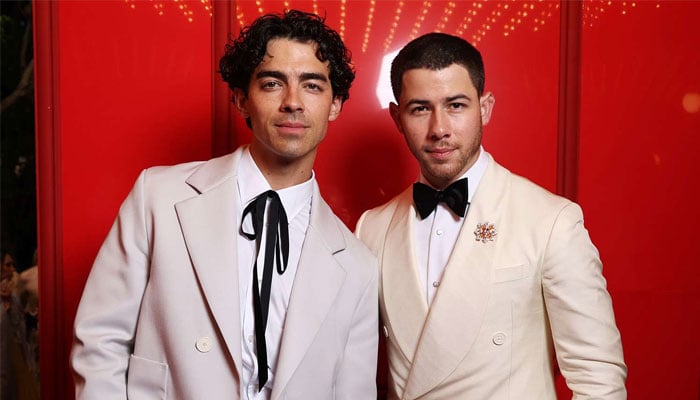 Nick Jonas and Joe Jonas rock the AmfAR Gala stage in Cannes
