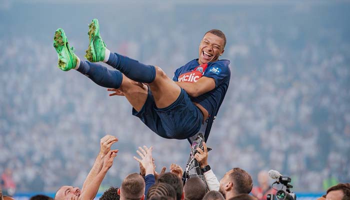 Kylian Mbappe is proud to end PSG's journey with trophy