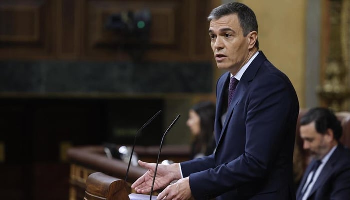ہسپانوی وزیراعظم پیڈرو سانچیز-- فائل فوٹو