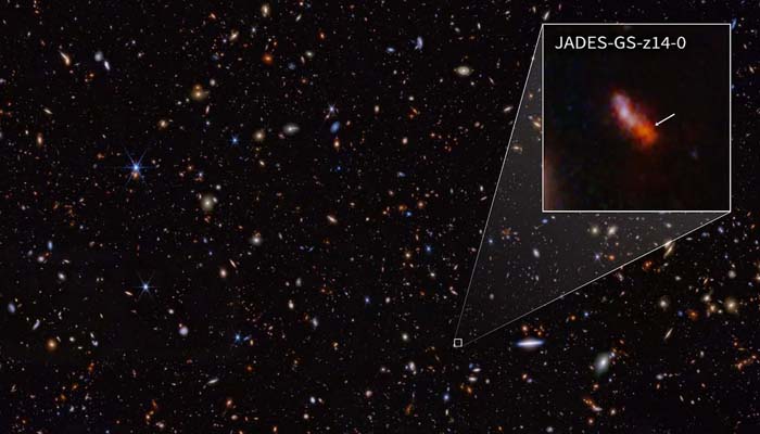 NASA’s James Webb Space Telescope spots most distant galaxy