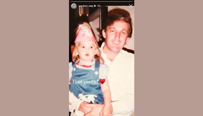 Ivanka Trump shares heartfelt message for father amid his conviction