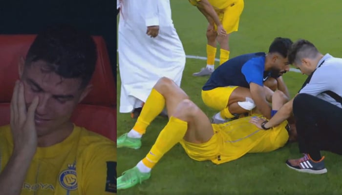Cristiano Ronaldo cries inconsolably as his Al Nassr team loses final cup