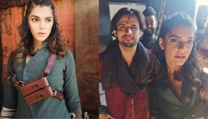 Sanam Saeed drops BTS shots from her upcoming movie 'Umro Ayyar'