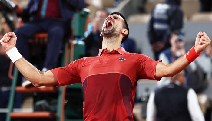 Novak Djokovic credits crowd for latest win in French Open history