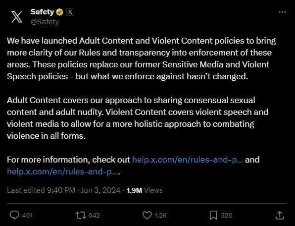 Elon Musk’s X launches adult and violent content policies