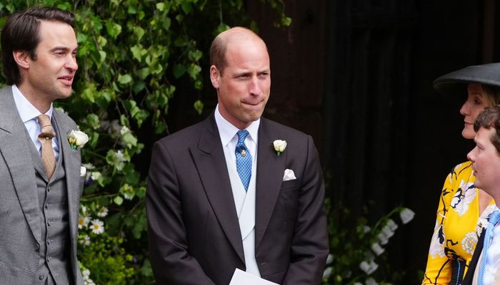 Prince William makes lonely entrance at Hugh Grosvenor's wedding 