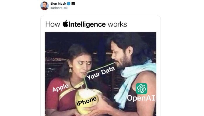Elon Musk uses Indian meme to poke fun at Apple amid OpenAI integration