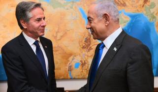 امریکی وزیر خارجہ کی اسرائیلی وزیراعظم سے ملاقات