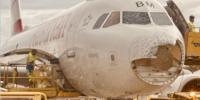 آسٹرین مسافر طیارے کو فضا میں ژالہ باری سے شدید نقصان
