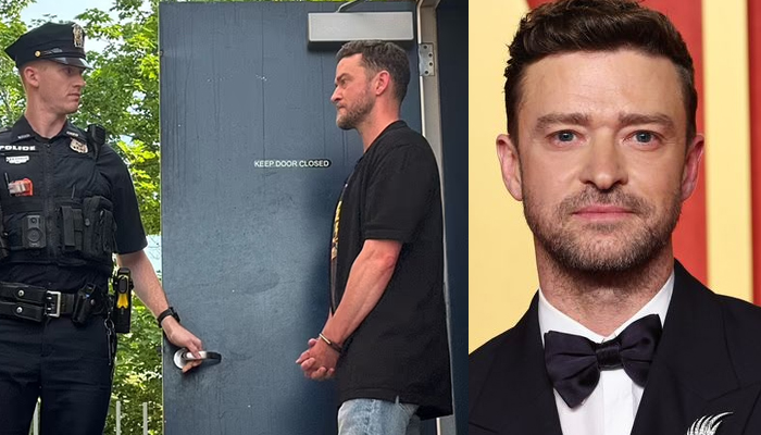 Justin Timberlake spotted ‘angry’ in handcuffs following DWI arrest