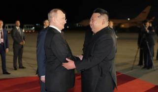 روسی صدر شمالی کوریا کے دورے پر پیانگ یانگ پہنچ گئے