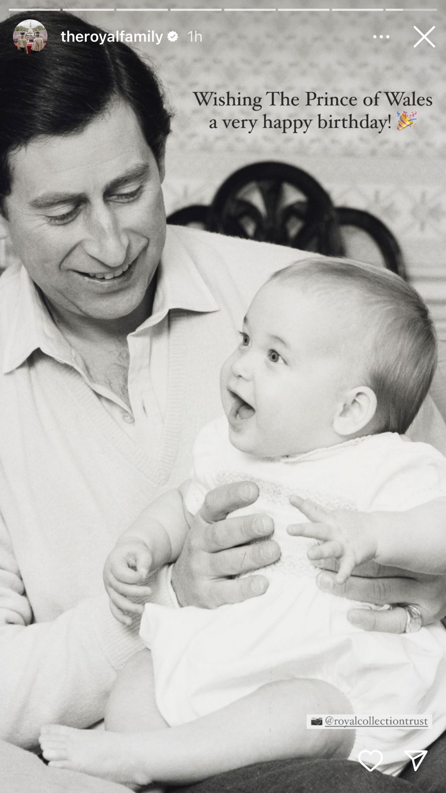 King Charles honors Prince William's birthday with cute throwback photo 