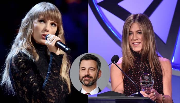 Jimmy Kimmel raves about partying with Taylor Swift, Jennifer Aniston and more