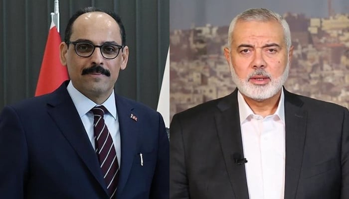 Hamas chief meets Turkish intelligence head for Gaza cease-fire talks