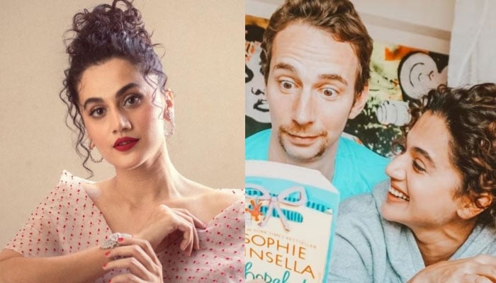 Taapsee Pannu's husband Mathios Boe shakes a leg to desi trippy song  
