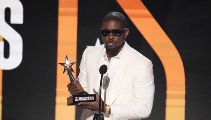 Usher makes rare confession on stage at BET Awards 2024