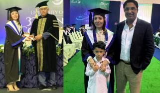 آخر کار شرمیلا فاروقی نے PhD کی ڈگری وصول کر ہی لی 