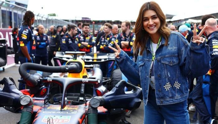 Kriti Sanon attended the British Grand Prix in Silverstone over the weekend