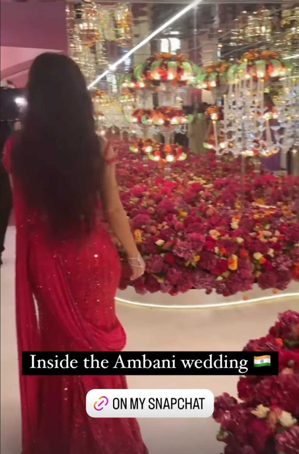 Khloe Kardashian offers inside peek into the Ambani wedding