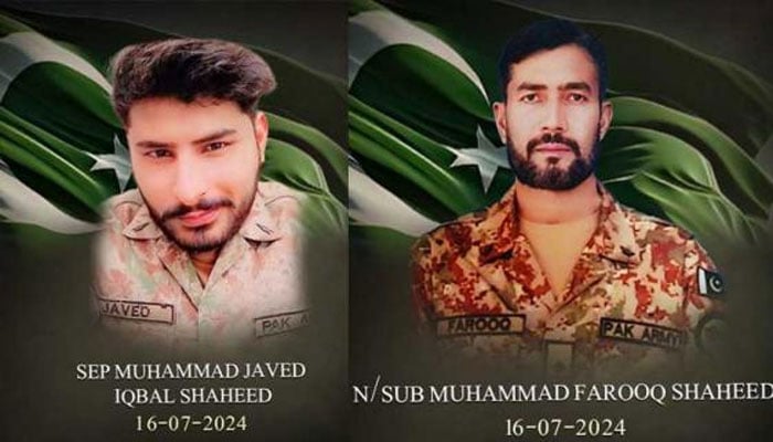 ڈی آئی خان میں شہید فوجی جوانوں کی نماز جنازہ ادا کردی گئی
