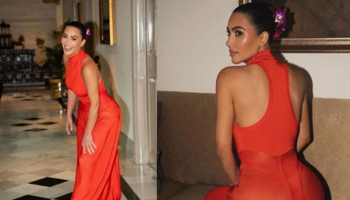 Kim Kardashian finds her happy place in India