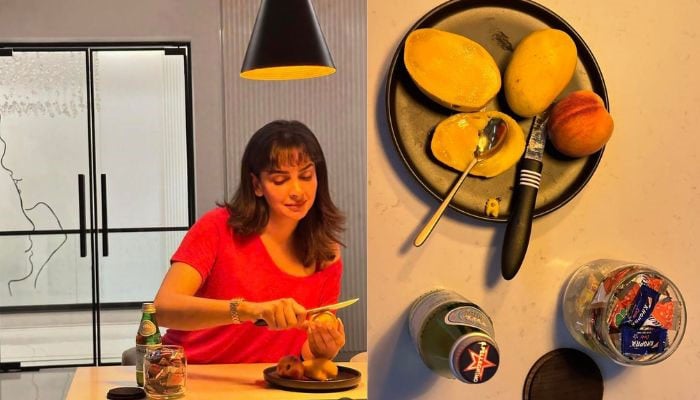 Saba Qamar sneaks into the kitchen during the middle of the night