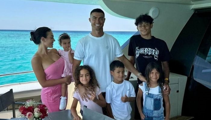 Cristiano Ronaldo is vacationing in Saudi Arabia with his family