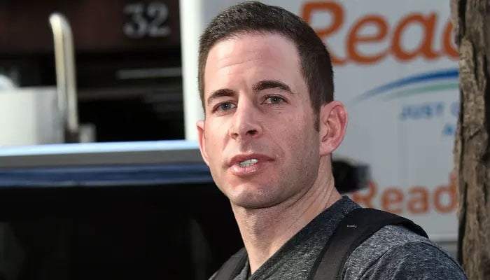 Tarek El Moussa shared an image featuring a signboard during his trip to the Hamptons