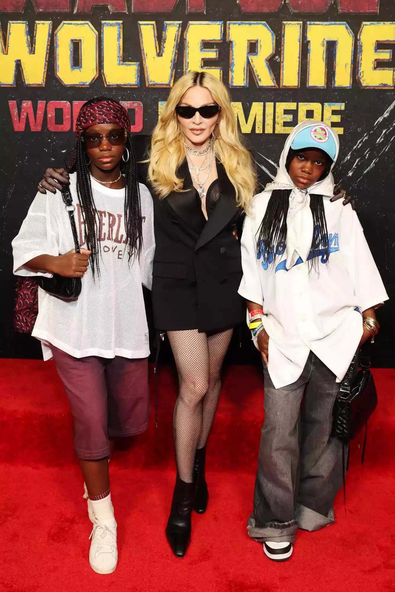Madonna brings her bold style to life at Deadpool and Wolverine premiere