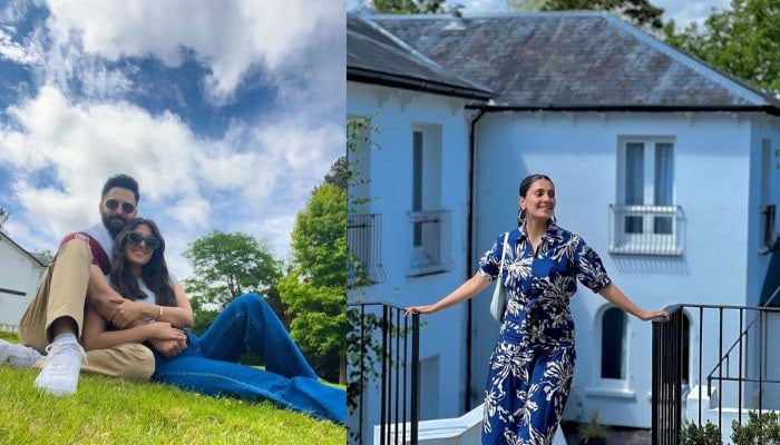 Ayeza Khan and Danish Taimoor are busy making fond memories in London