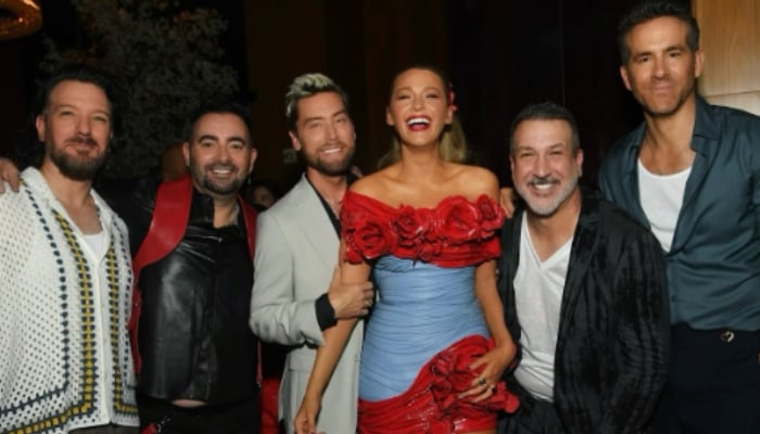 Blake Lively thrilled to meet NSYNC members at Deadpool & Wolverine premiere