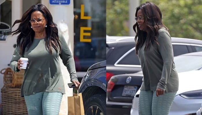 Oprah Winfrey stepped out transformed in athletic wear