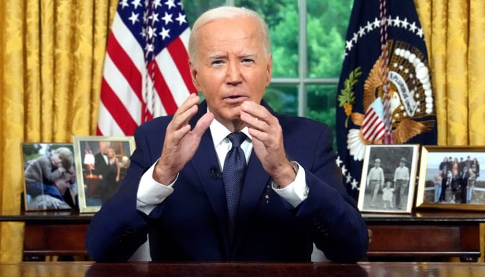 Biden said it was time to ‘pass the torch to a new generation’