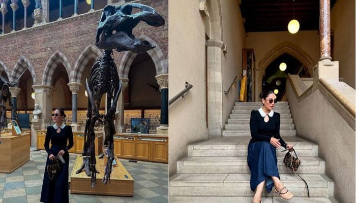 Ayeza Khan is currently vacationing in London with her dear husband and kids