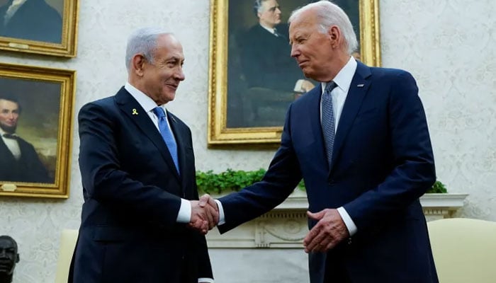 واشنگٹن: امریکی صدر سے اسرائیلی وزیراعظم کی ملاقات