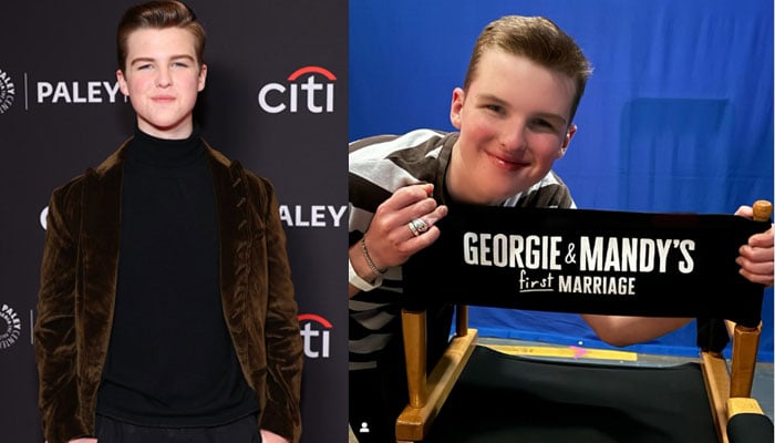 ‘Young Sheldon’s Iain Armitage returns for spinoff ‘Georgie and Mandys First Marriage’ taping
