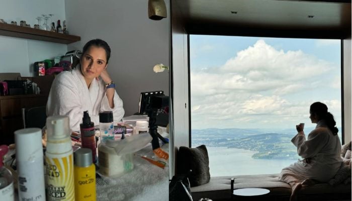 Sania Mirza shares carousel featuring 24 hours in Switzerland
