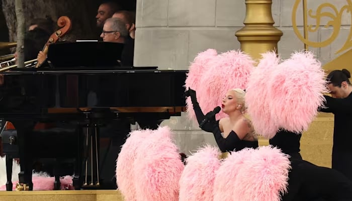 Lady Gaga looked back at her French Cabaret sequence