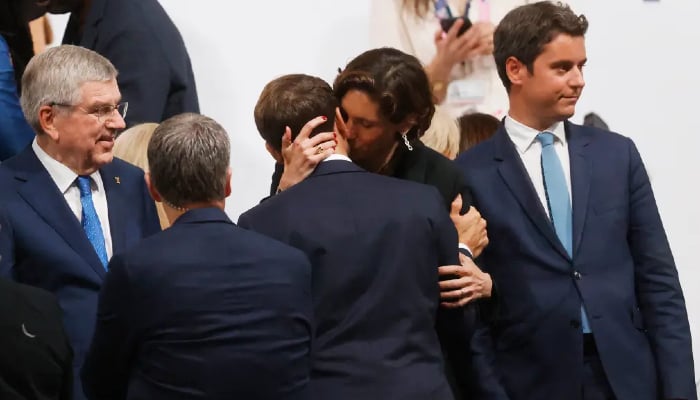 French President Macrons steamy moment with sports minister raises eyebrows