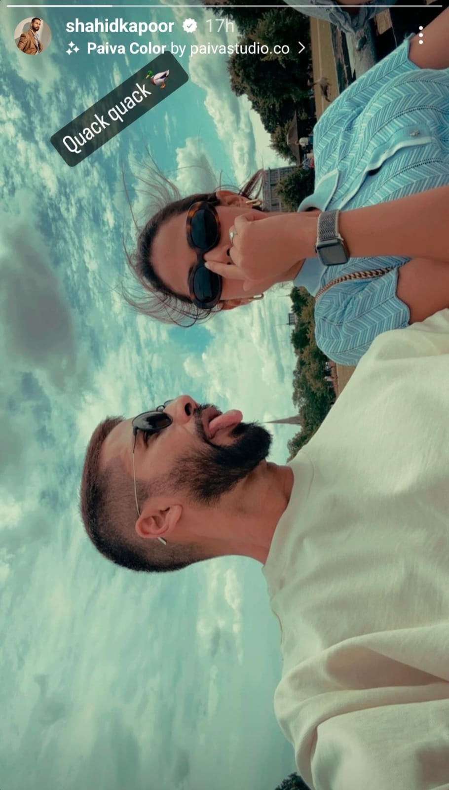 Shahid Kapoor gets all goofy around wife Mira Rajput in new vacation post