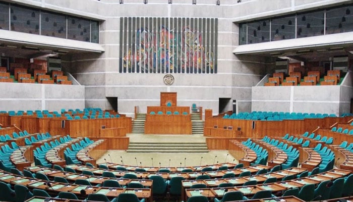 پارلیمنٹ کے اندرونی مناظر --- فائل فوٹو