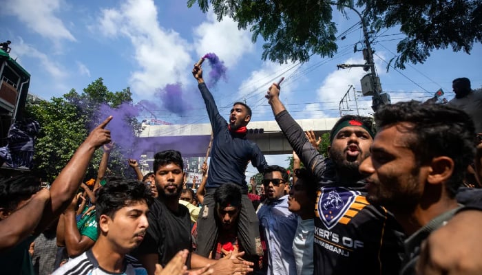 Sheikh Hasinas resignation sparks widespread celebration in Bangladesh: See