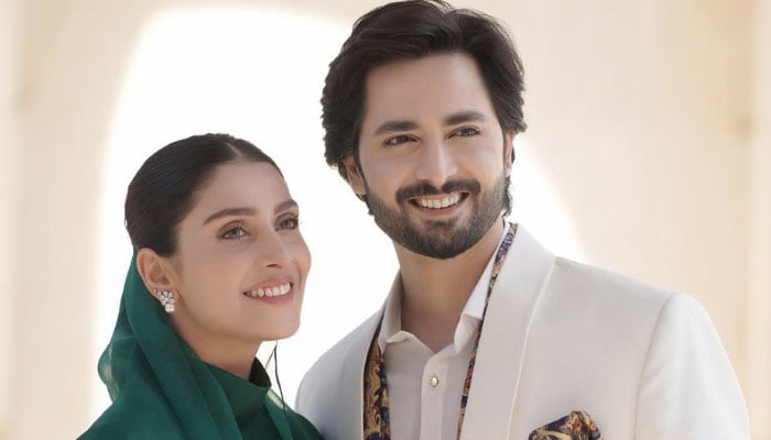 Ayeza Khan pens a note of appreciation for husband Danish Taimoor as he adds a new feather to his cap