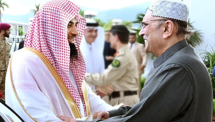 صدر آصف زرداری سے امام مسجد نبویﷺ ڈاکٹر صلاح بن محمد کی ملاقات