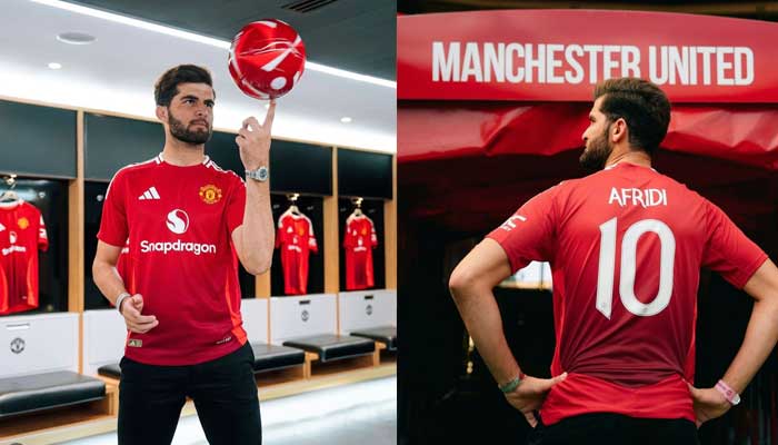 Shaheen Afridi achieves new milestone as he teams up with UK’s football club Manchester United